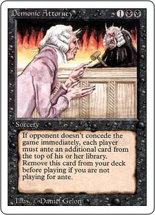 (3ED-RB)Demonic Attorney【英語】