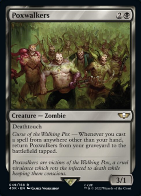 【Surge Foil】(40K-RB)Poxwalkers/ポクスウォーカー【英語】