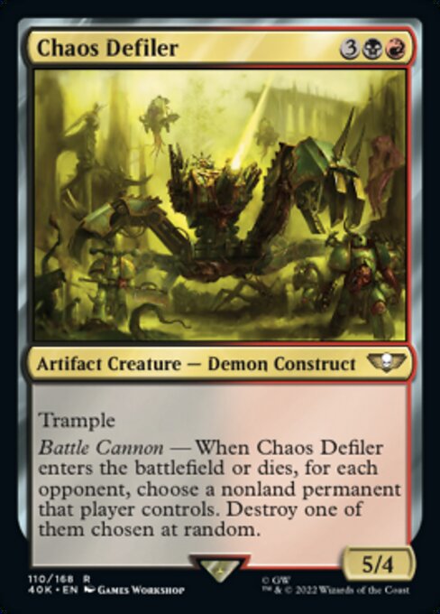 【Surge Foil】(40K-RM)Chaos Defiler/ケイオス・ディファイラー【英語】