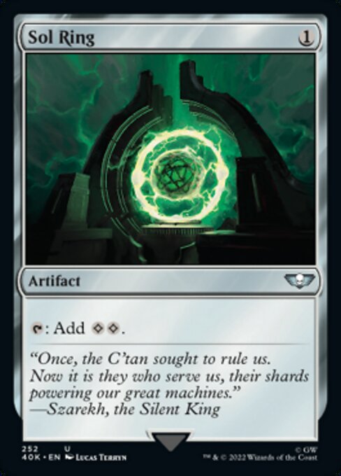 【Surge Foil】(40K-UA)Sol Ring/太陽の指輪【No.252】【英語】