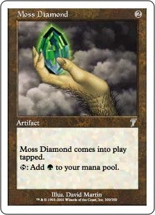 【Foil】(7ED-UA)Moss Diamond/苔色のダイアモンド【英語】