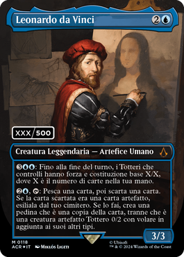 【Serial Number】(ACR-MU)Leonardo da Vinci/レオナルド・ダ・ヴィンチ【No.118z】【英語】