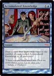 【Foil】(Promo-FNM)Accumulated Knowledge/蓄積した知識【英語】