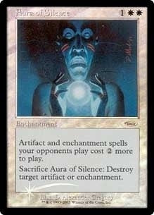 【Foil】(Promo-FNM)Aura of Silence/沈黙のオーラ【英語】