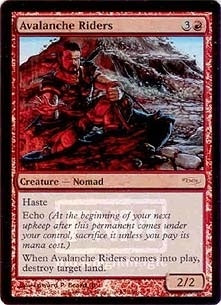 【Foil】(Promo-FNM)Avalanche Riders/なだれ乗り【英語】