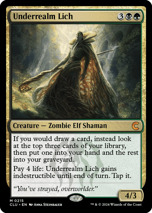 (CLU-MM)Underrealm Lich/地底王国のリッチ【英語】