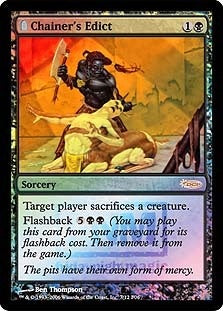 【Foil】(Promo-FNM)Chainer's Edict/チェイナーの布告【英語】
