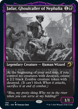【Foil】(DBL-RB)Jadar, Ghoulcaller of Nephalia/ネファリアのグール呼び、ジャダー【英語】