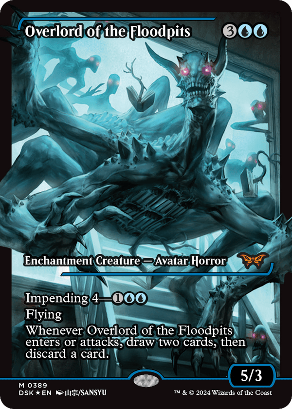 【Foil】【ジャパン・ショーケース】(DSK-MU)Overlord of the Floodpits/フラッドピットの大主【No.0389】【日本語】