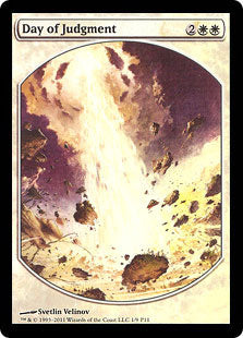 【Foil】(Promo-PLAYER_REWARDS)Day of Judgment/審判の日【英語】