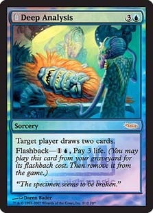 【Foil】(Promo-FNM)Deep Analysis/綿密な分析【英語】