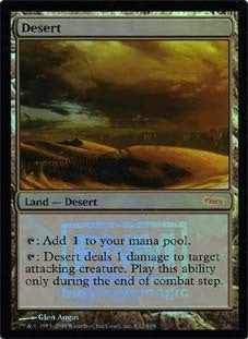 【Foil】(Promo-FNM)Desert/砂漠【英語】