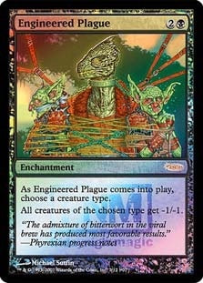 【Foil】(Promo-FNM)Engineered Plague/仕組まれた疫病【英語】