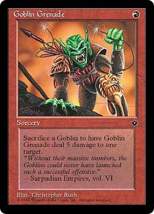 (FEM-CR)Goblin Grenade/ゴブリンの手投げ弾 (Illus. Christopher Rush)【英語】