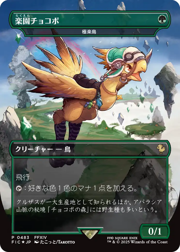 (FIC-RG)Birds of Paradise/極楽鳥【No.0483】【英語】
