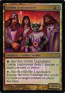 【Foil】(Promo-FNM)Goblin Legionnaire/ゴブリンの軍団兵【英語】