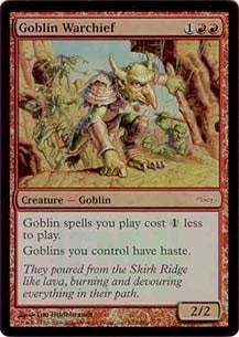 【Foil】(Promo-FNM)Goblin Warchief/ゴブリンの戦長 (2006)【英語】