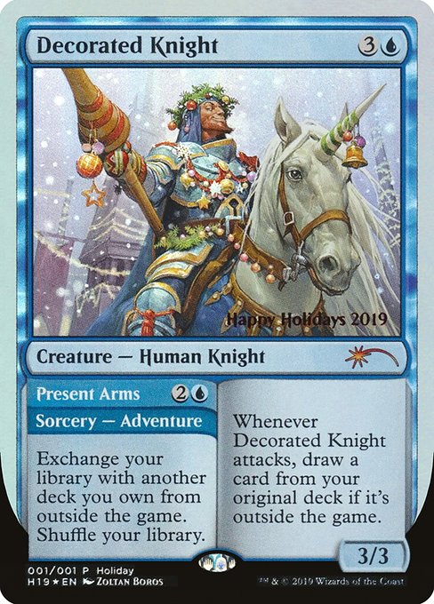 【Foil】(Promo-HHO)Decorated Knight (2019年)【英語】