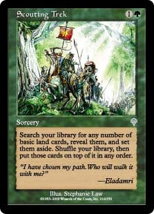【Foil】(INV-UG)Scouting Trek/偵察行【日本語】