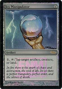 【Foil】(Promo-FNM)Icy Manipulator/氷の干渉器【英語】
