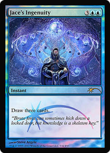 【Foil】(Promo-FNM)Jace's Ingenuity /ジェイスの創意【英語】