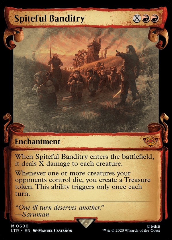 【Silver Foil・ショーケース】(LTR-MR)Spiteful Banditry/悪辣な略奪【No.0600】【英語】