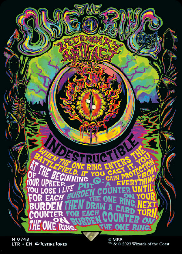 【Foil】【ボーダーレス・ホリデー】(LTR-MA)The One Ring/一つの指輪【No.0748】【英語】