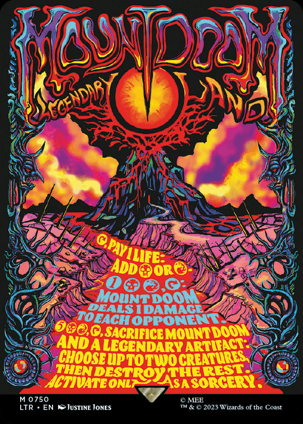 【Foil】【ボーダーレス・ホリデー】(LTR-ML)Mount Doom/滅びの山【No.0750】【英語】