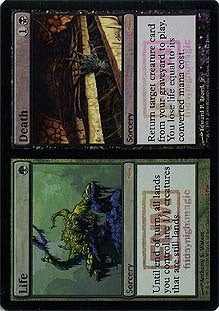【Foil】(Promo-FNM)Life+Death/生+死【英語】