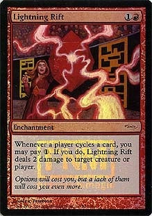 【Foil】(Promo-FNM)Lightning Rift/稲妻の裂け目【英語】