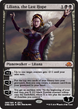 (Promo-SDCC)Liliana, the Last Hope/最後の望み、リリアナ 【SDCC2016】【英語】