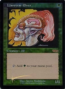 【Foil】(Promo-FNM)Llanowar Elves/ラノワールのエルフ【英語】