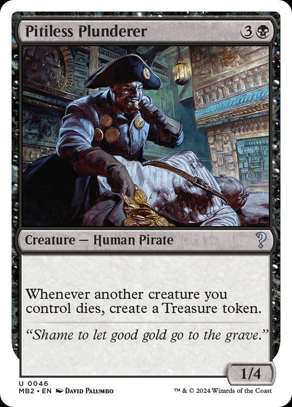 【白枠】(MB2-UB)Pitiless Plunderer/無慈悲な略奪者【英語】