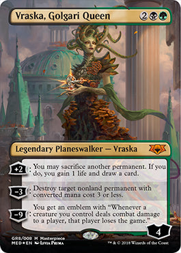 (MED-MM)Vraska, Golgari Queen/ゴルガリの女王、ヴラスカ【英語】