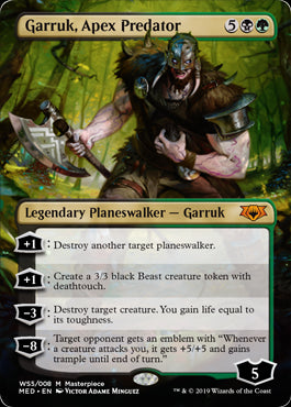 (MED-MM)Garruk, Apex Predator/頂点捕食者、ガラク【英語】