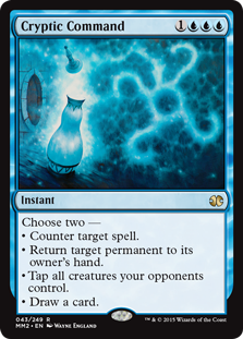 【Foil】(MM2-RU)Cryptic Command/謎めいた命令【日本語】