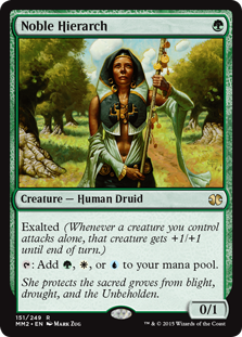 【Foil】(MM2-RG)Noble Hierarch/貴族の教主【英語】
