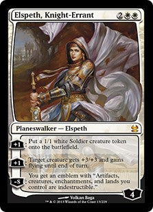 【Foil】(MMA-MW)Elspeth, Knight-Errant/遍歴の騎士、エルズペス【英語】