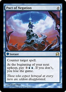 【Foil】(MMA-RU)Pact of Negation/否定の契約【英語】