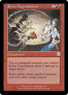 【Foil】(MMQ-UR)Kyren Negotiations/カイレン式交渉【日本語】