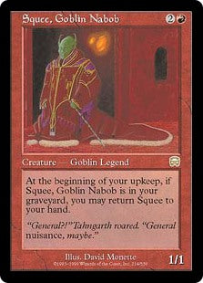 (MMQ-RR)Squee, Goblin Nabob/ゴブリンの太守スクイー【日本語】