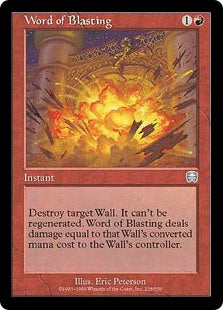 【Foil】(MMQ-UR)Word of Blasting/倒壊の言葉【日本語】