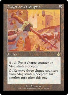 【Foil】(MMQ-RA)Magistrate's Scepter/市長の笏【日本語】