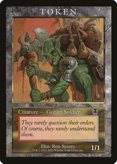 (Promo-PLAYER_REWARDS)Goblin Soldier Token/ゴブリン・兵士トークン【英語】