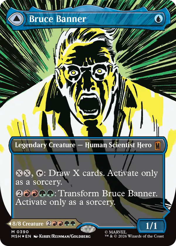 【Foil】【クラシック・コミック】(MSH-MU)Bruce Banner/ブルース・バナー【No.0390】【英語】