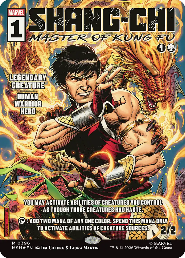 【Foil】【クラシック・コミック】(MSH-MG)Shang-Chi, Master of Kung Fu/カンフーの達人、シャン・チー【No.0396】【英語】