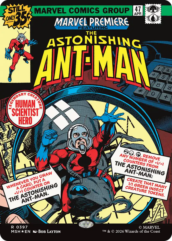 【Foil】【クラシック・コミック】(MSH-RM)The Astonishing Ant-Man/アストニッシング・アントマン【No.0397】【英語】