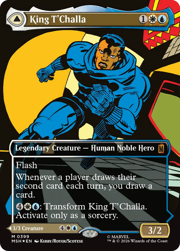 【Foil】【クラシック・コミック】(MSH-MM)King T'Challa/ティ・チャラ王【No.0399】【英語】