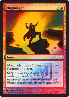 【Foil】(Promo-FNM)Magma Jet/マグマの噴流【英語】