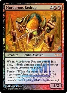 【Foil】(Promo-FNM)Murderous Redcap/残忍なレッドキャップ【英語】